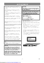 Предварительный просмотр 2 страницы Sharp DV-SV 80 H Operation Manual