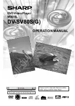 Sharp DV-SV80S(G) Operation Manual предпросмотр