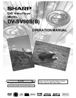 Предварительный просмотр 1 страницы Sharp DV-SV90S(B) Operation Manual