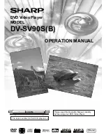 Предварительный просмотр 1 страницы Sharp DV-SV90S Operation Manual