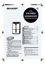 Sharp DW-209EX Operation Manual предпросмотр