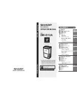 Sharp DW-D12A Operation Manual preview