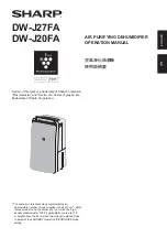 Sharp DW-J20FA Operation Manual preview