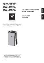 Preview for 1 page of Sharp DW-J20FA Operation Manual