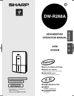 Preview for 1 page of Sharp DW-R268A Operation Manual