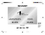 Sharp DX-AT50 Operation Manual preview
