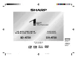 Предварительный просмотр 1 страницы Sharp DX-AT50 Operation Manual