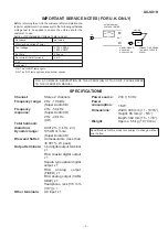 Preview for 3 page of Sharp DX-SX1H Service Manual