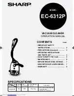 Sharp EC-6312P Operation Manual preview