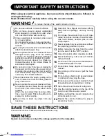 Preview for 2 page of Sharp EC-6312P Operation Manual