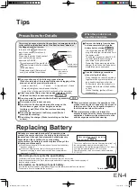 Предварительный просмотр 7 страницы Sharp EC-A1RAS Operation Manual