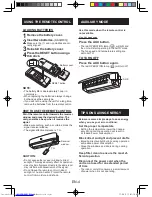 Preview for 6 page of Sharp Eco Inverter AH-XP18MV Operation Manual