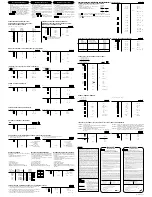 Предварительный просмотр 2 страницы Sharp EL-1192BL Operation Manual