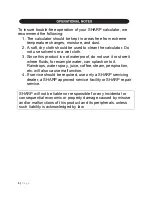 Preview for 5 page of Sharp EL-1750V Operation Manual