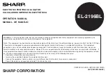 Sharp EL 2196BL - Heavy Duty Color Printing... User Manual preview