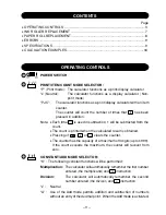 Preview for 5 page of Sharp EL-2607R Operation Manual