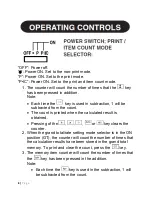 Предварительный просмотр 8 страницы Sharp EL-2630PIII Operation Manual