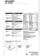 Sharp EL-376SB Operation Manual preview