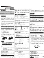 Sharp EL-500M Operation Manual preview