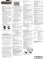 Предварительный просмотр 1 страницы Sharp EL-501X Operation Manual