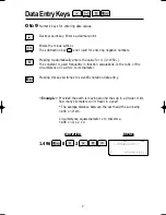 Preview for 8 page of Sharp EL-506TS User Manual