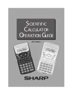 Sharp EL-509W Operation Manual preview