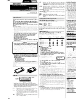 Preview for 1 page of Sharp EL-509WM Operation Manual