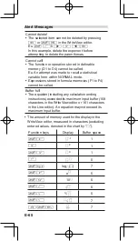 Preview for 176 page of Sharp EL-5160S Operation Manual