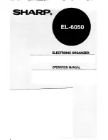 Preview for 1 page of Sharp EL-6050 Operation Manual
