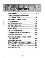 Preview for 3 page of Sharp EL-6051 Operation Manual