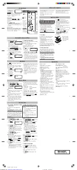 Предварительный просмотр 2 страницы Sharp EL-6053S Operation Manual