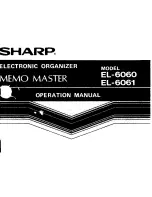 Sharp EL-6060 Operation Manual preview