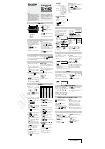 Sharp EL-6800 Operation Manual preview