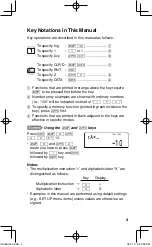 Preview for 5 page of Sharp EL 738C - 10-Digit Financial Calculator Operation Manual