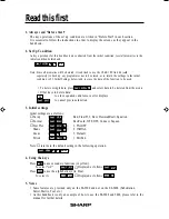 Preview for 2 page of Sharp EL-9400 Handbook