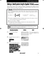 Preview for 13 page of Sharp EL-9400 Handbook