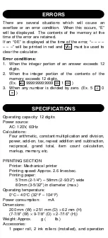 Preview for 7 page of Sharp EL1192BL - Desktop 2 Color Printing... User Manual