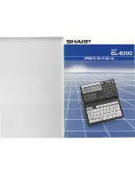 Sharp EL6300 Operation Manual preview