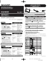 Предварительный просмотр 1 страницы Sharp EL782CS Operation Manual