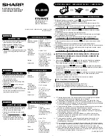 Sharp ELSI MATE EL-250S Operation Manual preview