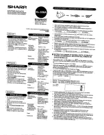 Preview for 1 page of Sharp ELSI MATE EL-330A Operation Manual