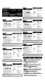 Sharp Elsi Mate EL-W211G Operation Manual preview