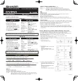 Предварительный просмотр 1 страницы Sharp ElsiMate EL-340W Operation Manual