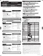 Sharp ELSIMATE EL-M812 Operation Manual preview