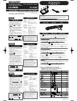 Sharp ELSIMATE EL-R287 Operation Manual preview