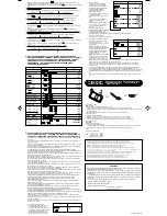 Предварительный просмотр 2 страницы Sharp ELSIMATE EL-W200G Operation Manual