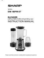 Sharp EM-100PM-ST Instruction Manual preview