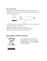 Предварительный просмотр 8 страницы Sharp EM-150M-WH Instruction Manual