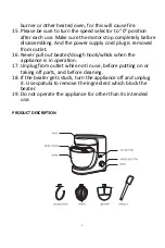 Preview for 3 page of Sharp EM-S80-WH Instruction Manual