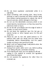 Preview for 3 page of Sharp EM-S90-BK Instruction Manual